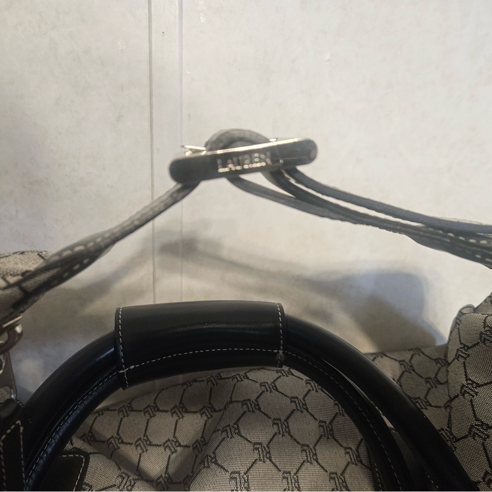 Ralph Lauren Black and Gray Monogram Travel Bag Set - Picture 2 of 12